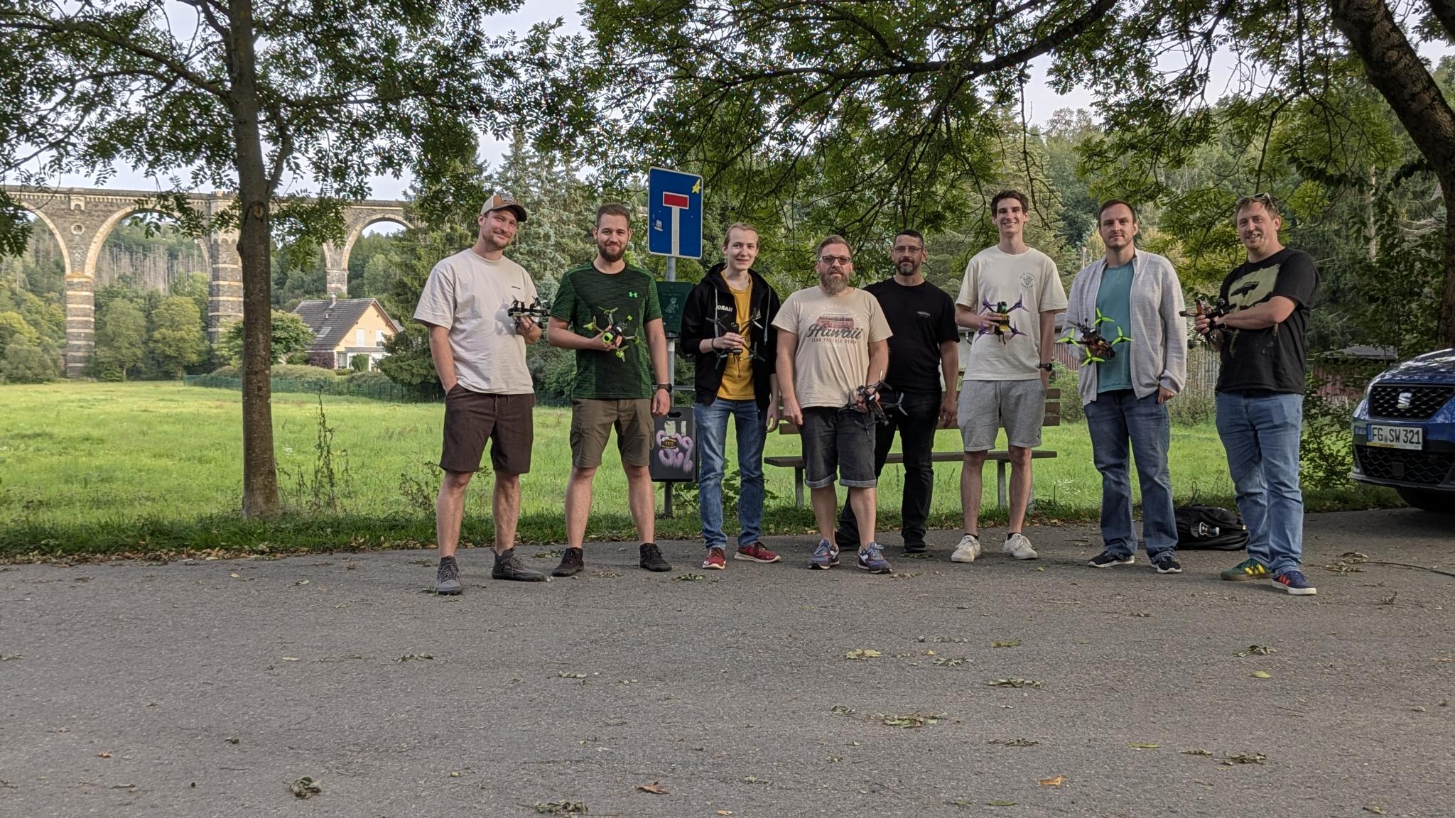Gruppenbild des FPV-Treffens am 13.09.2025